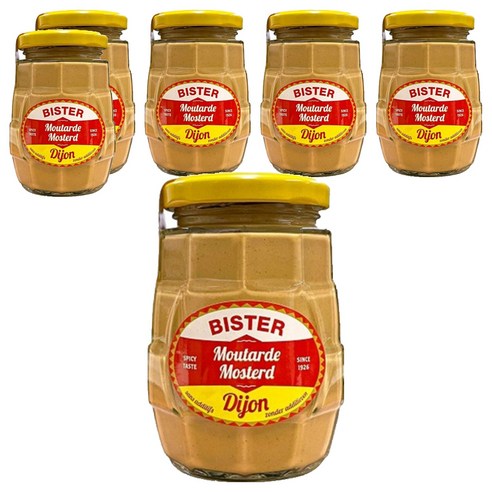 비스터 디종 머스터드, 6개, 250g