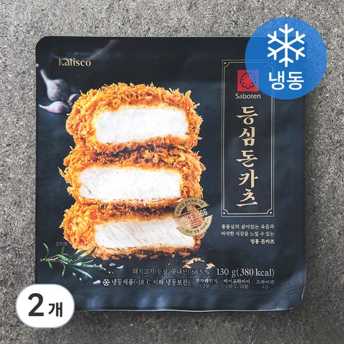 사보텐 등심돈카츠 (냉동), 130g, 2개