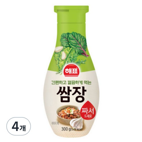 해표 쌈장, 300g, 4개