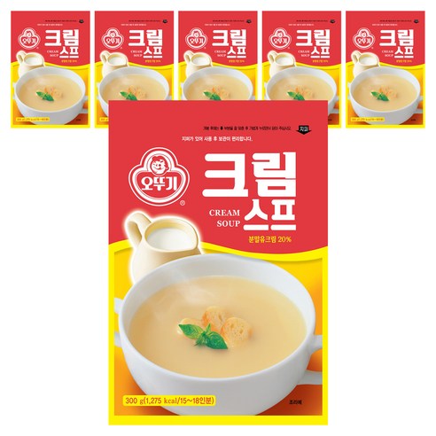 오뚜기 크림스프, 300g, 6개