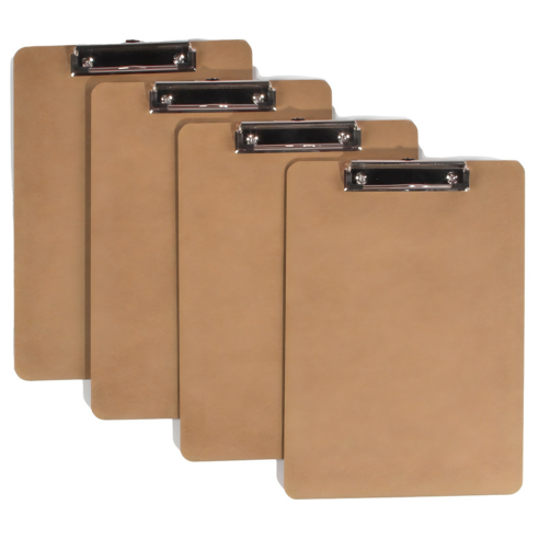 엉클킴 클립보드 A4, 브라운, 4개