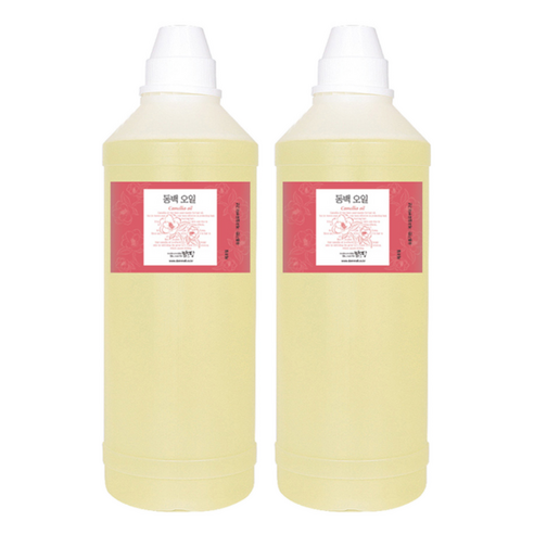 맑을담 동백 오일, 1L, 2개