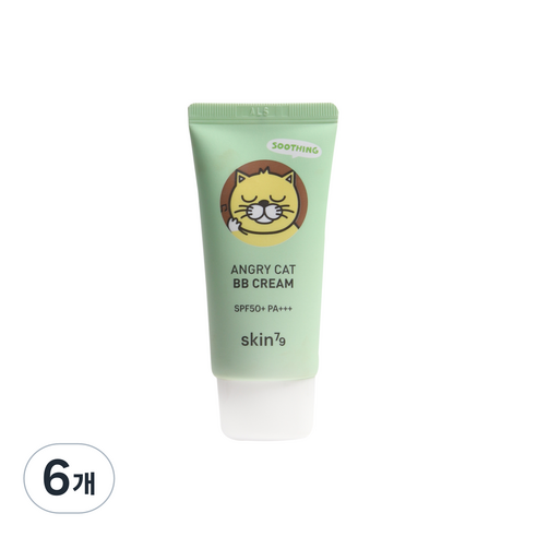 스킨79 성난 고양이 BB크림 SPF50+ PA+++ 30ml, 6개