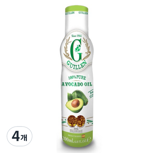 길렝 아보카도 오일 스프레이, 4개, 200ml