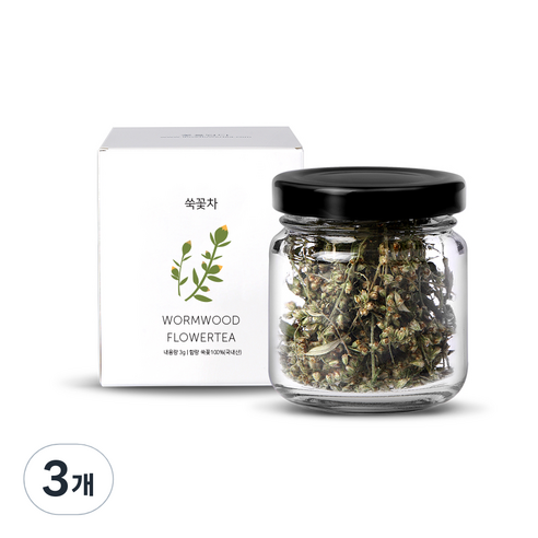 꽃을담다 미니 쑥꽃차, 3g, 1개입, 3개