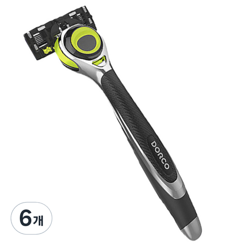 도루코 PACE 3D motion 면도기, 1개입, 6개