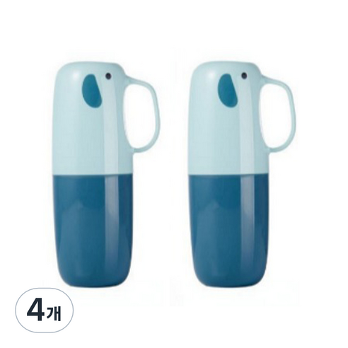원이네 여행 휴대용 칫솔케이스, 블루, 4개