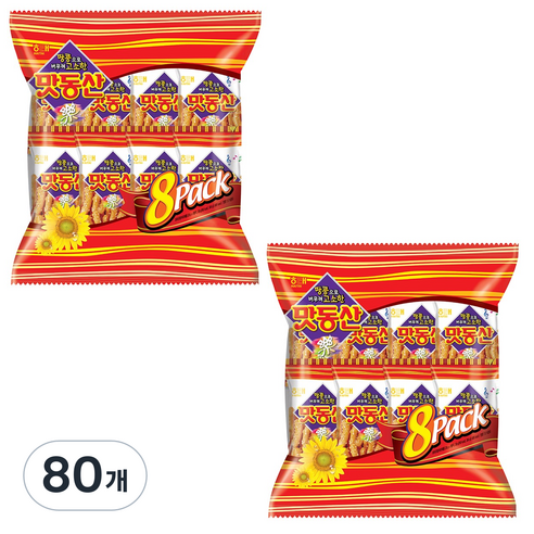 해태제과 맛동산, 38g, 80개