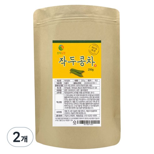 천지농원 작두콩차, 250g, 1개입, 2개