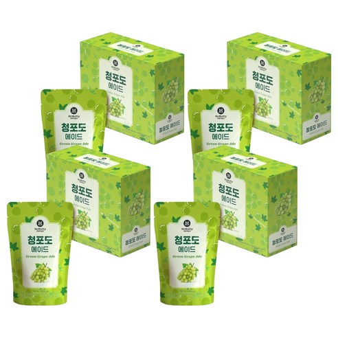 맥널티커피 청포도 에이드, 190ml, 40개