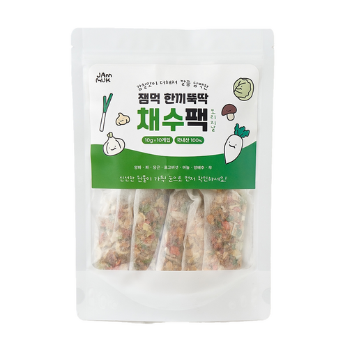잼먹 채수팩 10p, 100g, 1개