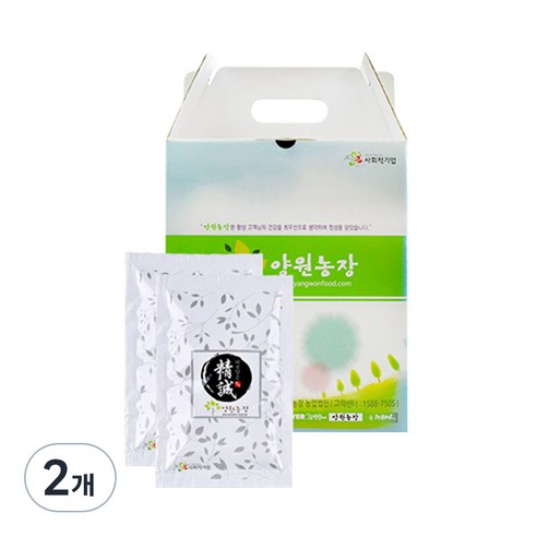 양원농장 여주돼지감자즙, 4L, 2개