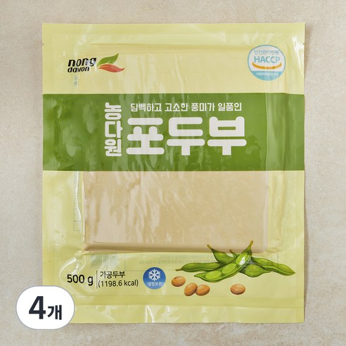 농다원 포두부, 4개, 500g