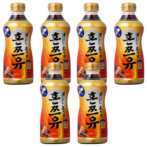 기꼬만 혼쯔유, 500ml, 6개