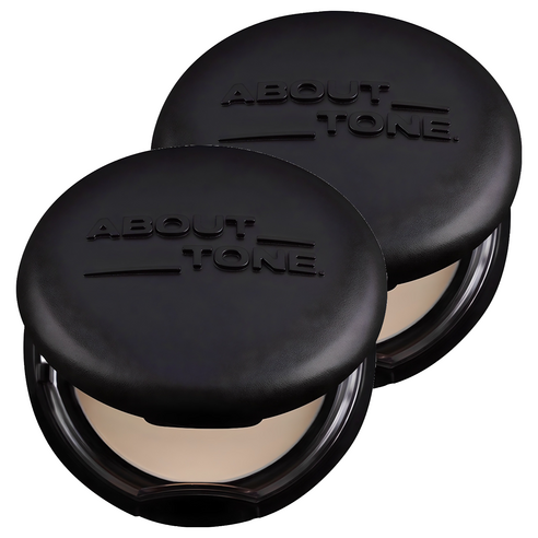 어바웃톤 블러 파우더 팩트 9g, 03 내추럴, 2개