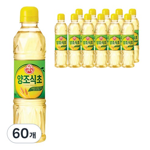 오뚜기 양조식초, 500ml, 60개