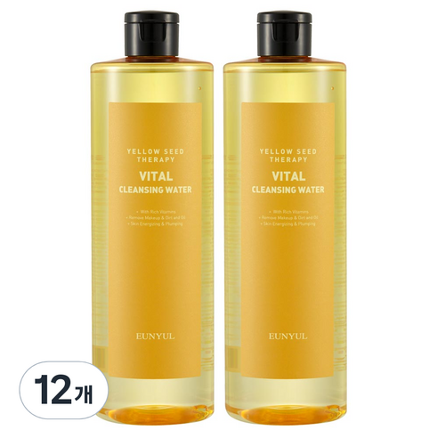 은율 옐로우씨드 바이탈 클렌징워터, 500ml, 12개