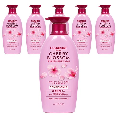오가니스트 체리블라썸 수분 영양 컨디셔너, 500ml, 6개