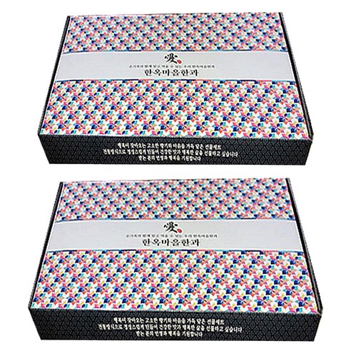 한옥마을한과 종합강정, 2개, 1kg
