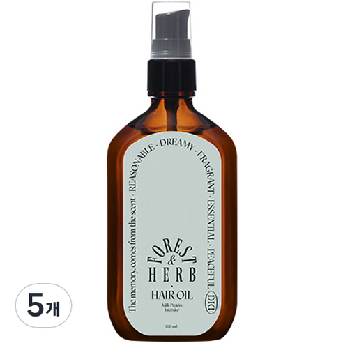 오디드 밀크프로틴 인텐시브 헤어오일 포레스트허브, 100ml, 5개