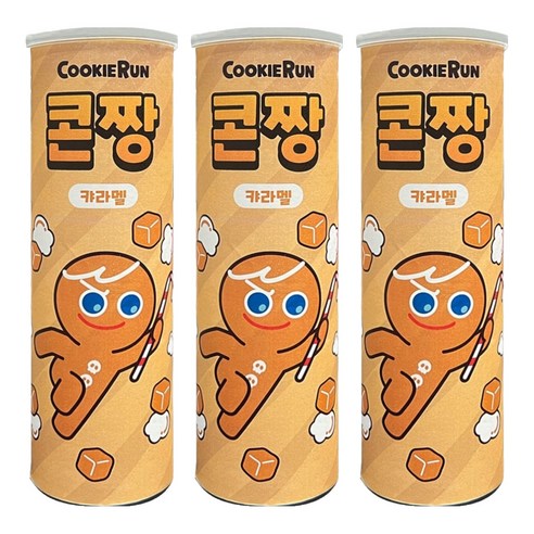 쿠키런 콘짱 캬라멜, 80g, 3개