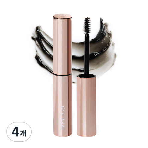 에크멀 라이브 브로우 텍스처라이저 4.5g, 00 클리어 차콜, 4개