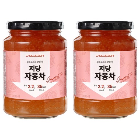 초록원 알룰로스 저당 자몽차, 530g, 1개입, 2개
