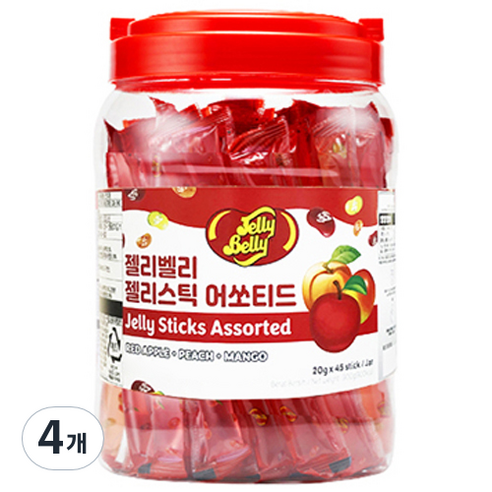 젤리벨리 젤리스틱 어쏘티드 45개입, 4개, 900g