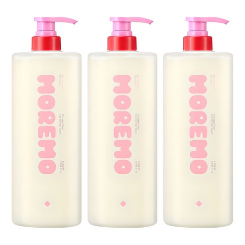 모레모 슈퍼 리페어 샴푸, 1L, 3개
