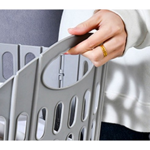 좁은 공간, 많은 빨래? GUNU 접이식 빨래 바구니로 해결!