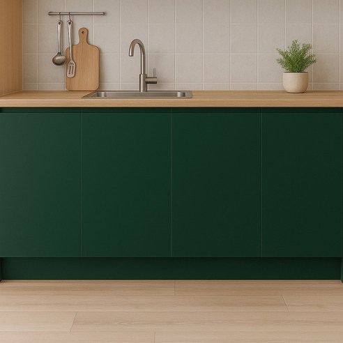 데코리아 인테리어 필름 일반시트지, SOLIDL524에메랄드그린, 123 cm x 2 m
