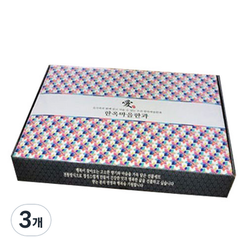 한옥마을한과 땅콩강정, 1kg, 3개