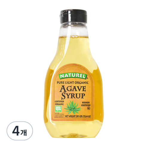나뚜렐 유기농 아가베시럽, 660g, 4개