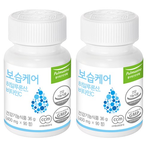 풀무원건강생활 보습케어 히알루론산, 90정, 2개