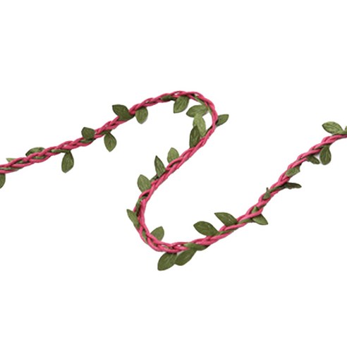 헬로우닝닝 새싹끈 리본줄 7mm, 핫핑크, 9m