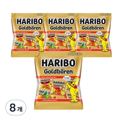 하리보 골드베렌 젤리, 250g, 8개