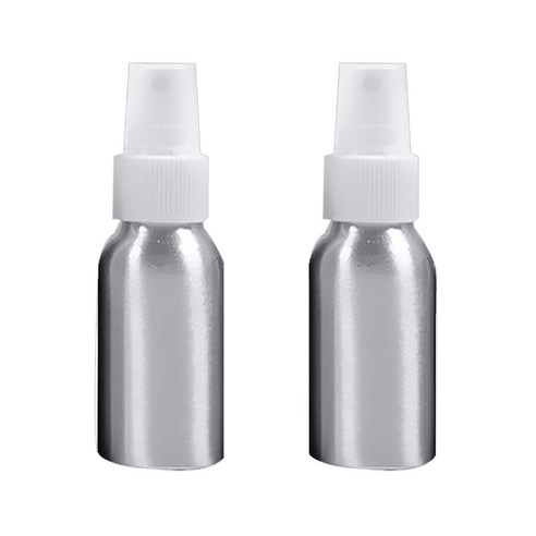디엠코퍼레이션 DM 뷰티 스프레이 알루미늄 공병 50ml, 화이트, 2개