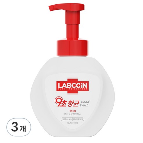 랩신 토탈 포밍 핸드워시, 500ml, 3개