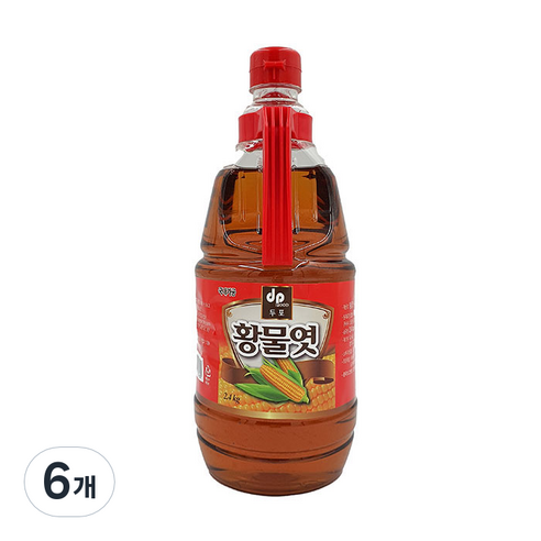 두포 뚜레반 황물엿, 2.4kg, 6개