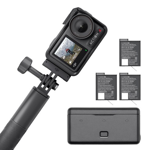 DJI 오즈모 액션4 어드벤처 콤보: 극한의 모험을 위한 강력한 액션캠