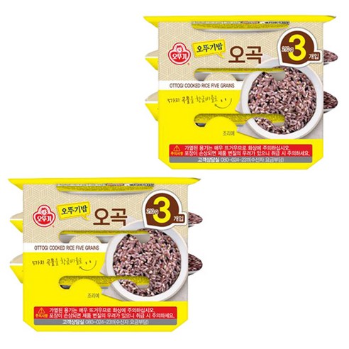 오뚜기 오뚜기밥 오곡, 210g, 36개