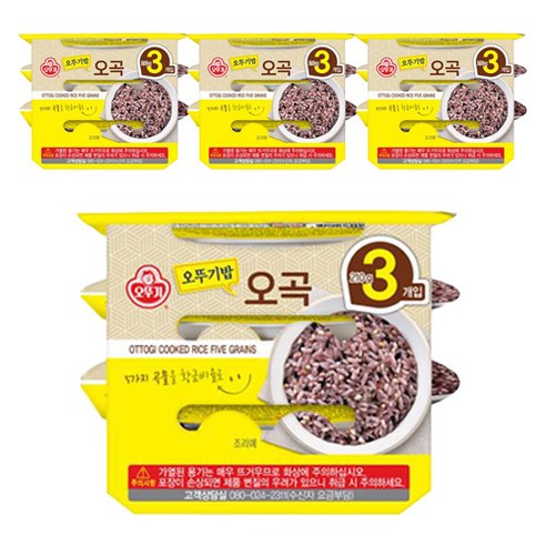 오뚜기 오곡밥, 210g, 12개
