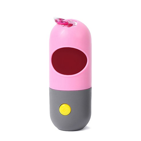 펫투비 LED 손전등 배변봉투 케이스, 핑크, 1개입, 1개