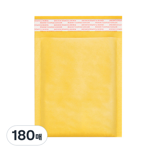 다다 에어캡 안전봉투 16*16cm, 180개
