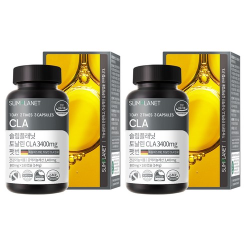 슬림플래닛 토날린CLA 3400mg 팻번, 180정, 2개