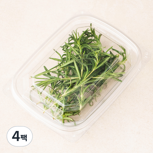 유기농 로즈마리, 10g, 4팩