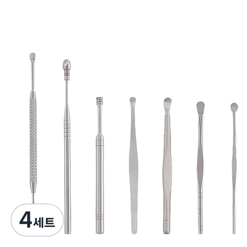 샵마인드 귀이개 7종 세트, 4세트