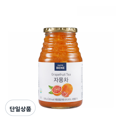 카페베네 과일청 자몽차, 03. 과일청 자몽차 1kg, 1kg, 5개