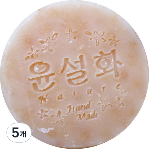 윤설화 비누 벌꿀, 110g, 5개