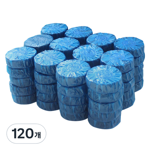 가쯔 프리미엄 대용량 욕실 청소 변기 세정제, 50g, 120개